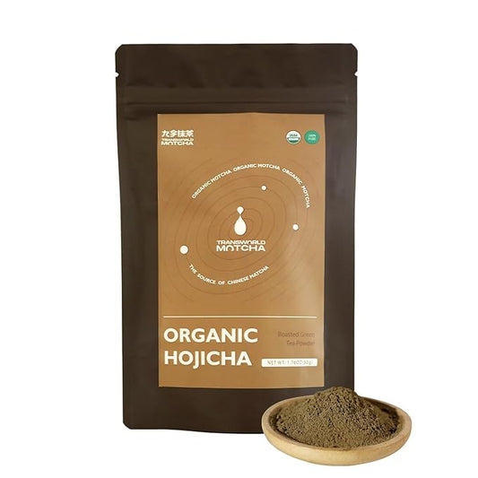 Hojicha Powder Organic Matcha Roasted Green Tea Powder Japanese Style (50g)