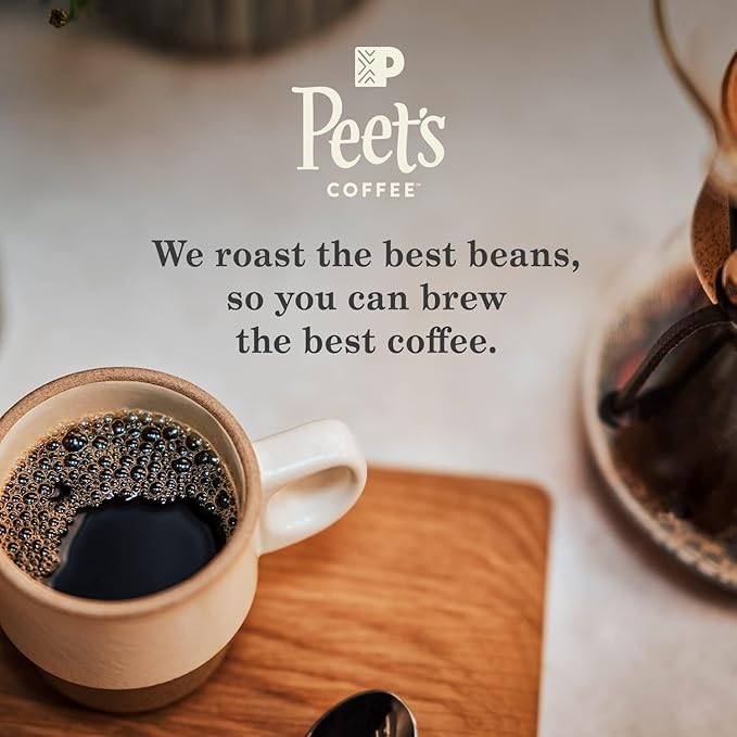 Peet's Coffee, Light Roast Keurig K-Cup Pods - Luminosa Breakfast Blend (6 Boxes of 10 K-Cup Pods)