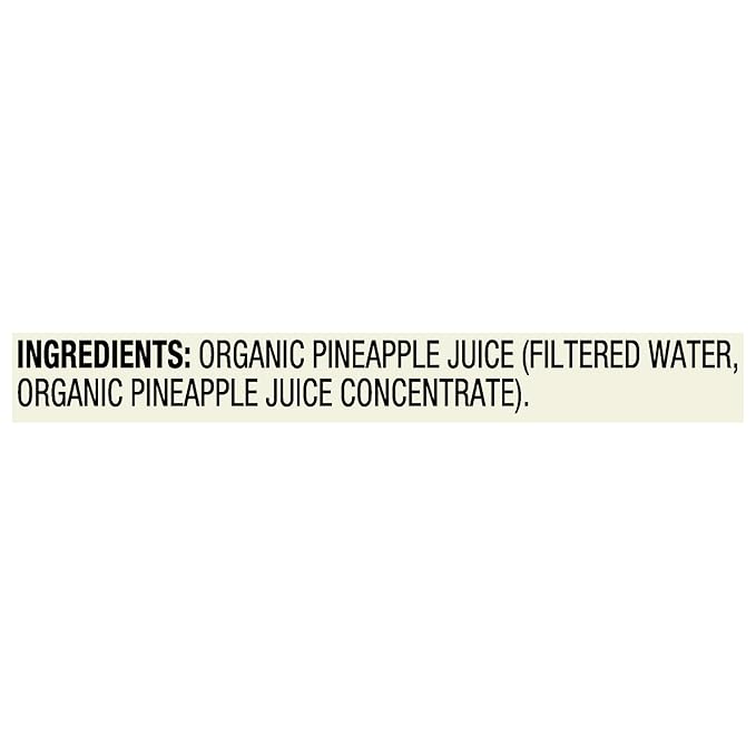 R.W. Knudsen Organic Just Pineapple Juice, 8 fl oz (12 Pack)