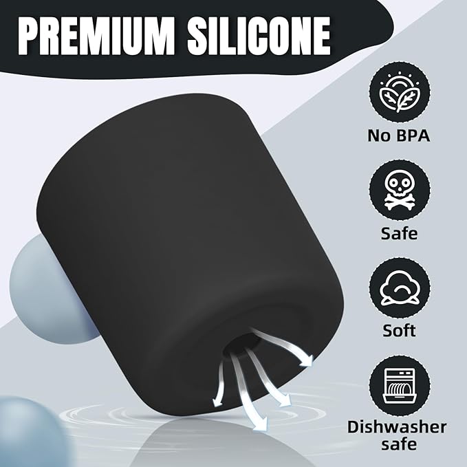 Silicone Higher Boot Compatible with Owala 30oz & 40oz FreeSip Sway Bottles & Tumblers, Large Protection Anti-slip Bottom Cover Sleeve for Freesip Sway Tumbler and Bottle