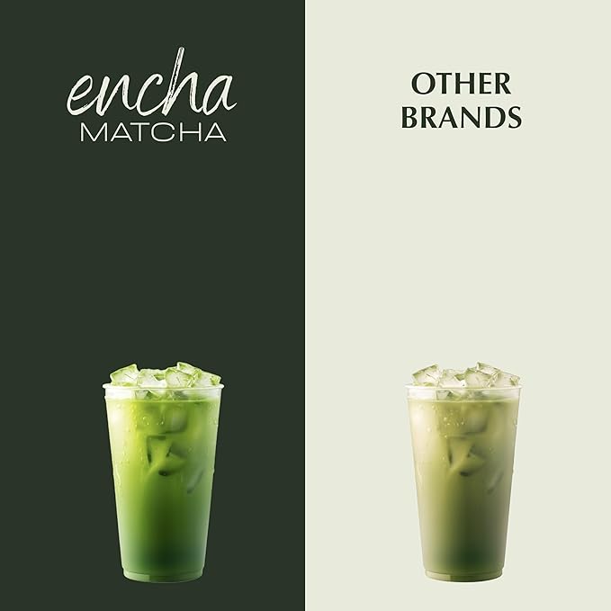 Encha Matcha Latte Powder - Reishi Mushroom Matcha Powder - First Harvest - Premium Japanese Macha - 60g / 2.12oz