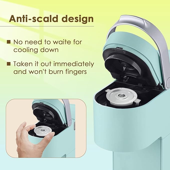 2 Pack Reusable K Cups Campatible with Keurig 1.0 Coffee Maker,Stainless Steel Reusable Coffee Pods with Heat Resistant Handles Innovative Design