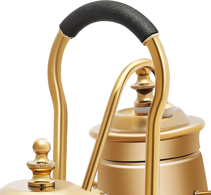 QUEMARQUE Belgium Royal Family Balance Syphon, 400ML/13.53Oz Unique Gravity Vintage Siphon Coffee Maker Vacuum Brewing System