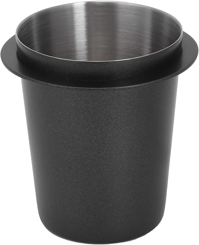 Zerodis Stainless Steel Dosing Cup, 58mm Diameter, Suitable for Coffee Machines, Coffee Powder Dispenser Tool for Home, Cafes and Milk Tea Shops (58mm/2.3in)