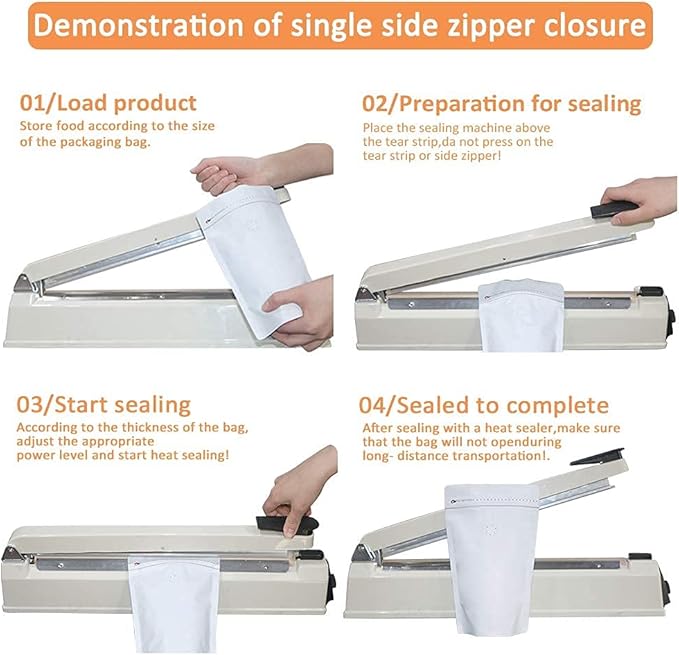 REMTAP Coffee Bags with Valve(50pcs,8oz) White High Barrier Aluminumed Foil Flat Bottom Standing Coffee Beans Storage Bags,Reusable Heat Sealable Side Zipper Pouches for Home or Store