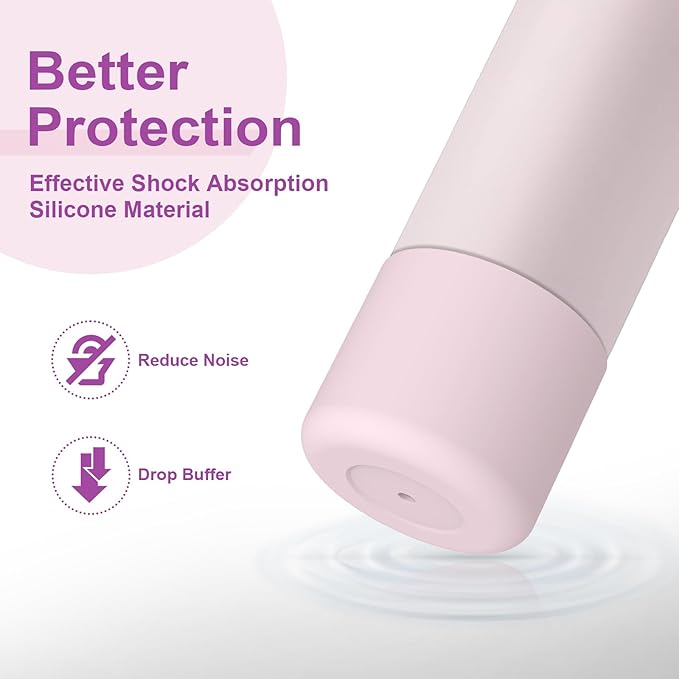 2PCS Silicone Water Bottle Boot for Owala 24oz 32oz 40oz, Anti-Slip Protective Sleeve Bottom Bumper Protector for FreeSip, Twist, and Flip Stainless Steel Water Bottles
