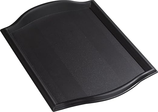 Carlisle FoodService Products 1217BT03 Bistro Plastic Café Tray, 12" X 17", Black