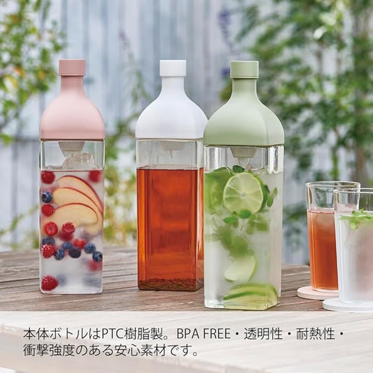 Hario "Ka-Ku" Cold Brew Tea Bottle, 1200ml, Smoky Green