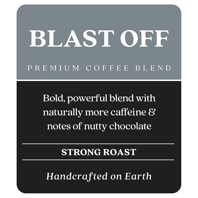 Copper Moon Single Serve Coffee Pods for Keurig K-Cup Brewers, Strong Roast, Blast Off Blend, 72 Count