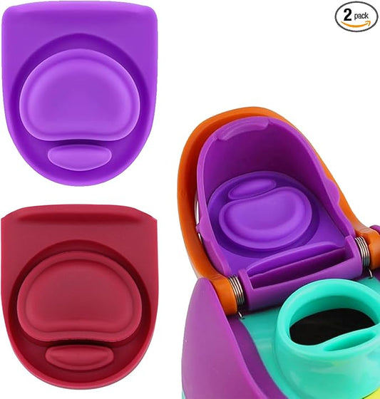 2pcs Replacement Rubber Stopper Seal Compatible with Owala FreeSip 24oz 32oz,Water Bottle Lid Insert Cap Silicone Seal Parts for Owala 16/19/24/32/40oz Spout Gasket Mouthpiece Accessories ZS12