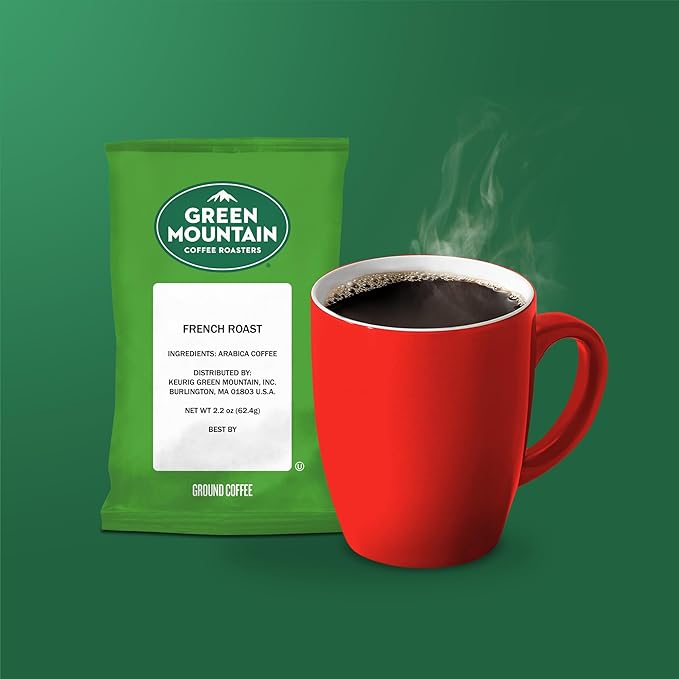 Green Mountain Coffee Roasters French Roast, Keurig Fractional Packs, 50 Count, 2.2 oz.