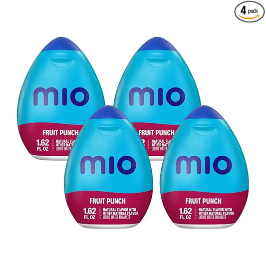 Mio Liquid Water Enhancer, Fruit Punch, 1.62 OZ, 4-Pack
