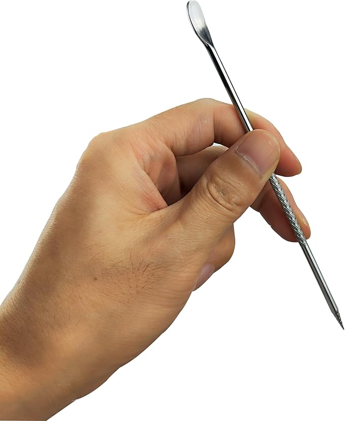 2 PCS Latte Art Pen Cinnamon Pen for Coffee,Barista Espresso Coffee Latte Art Tools Accessories for Coffee Bar Barista Make Creative Coffee Designs Decors,Stainless Steel Silver,LXLVOUEG