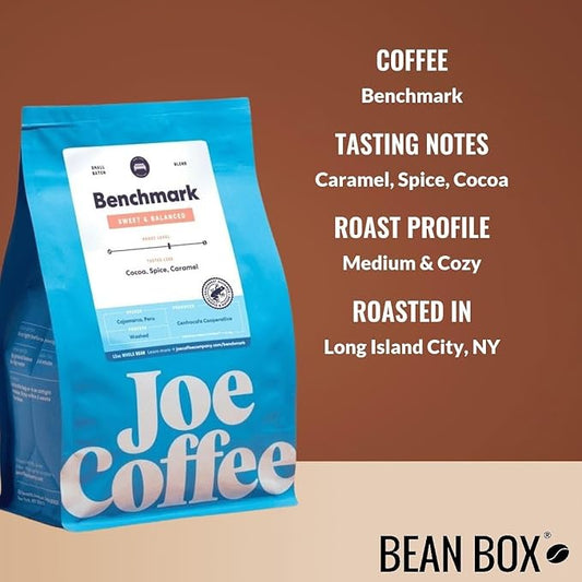 Benchmark - Roasted by Joe Coffee Company - Whole Bean Coffee - 6 Ounce Bag