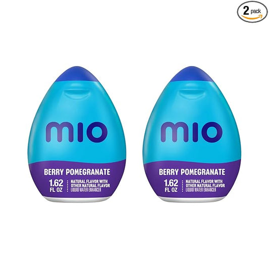 Mio Liquid Water Enhancer, Berry Pomegranate, 1.62 Fl Oz (Pack of 2)