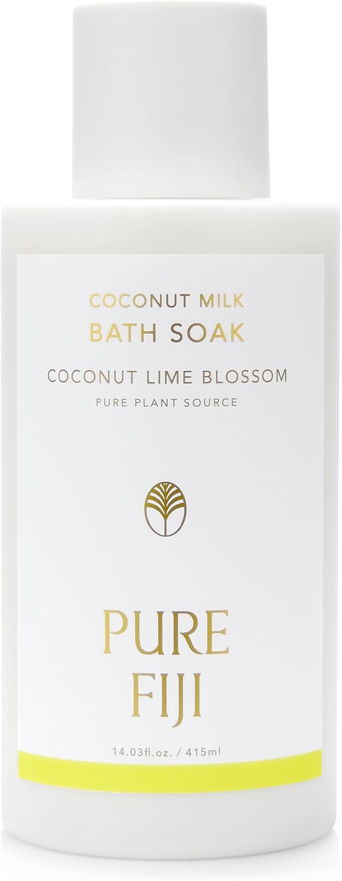 Pure Fiji Coconut Milk Bath Soak, Coconut Lime Blossom (14oz/415ml)