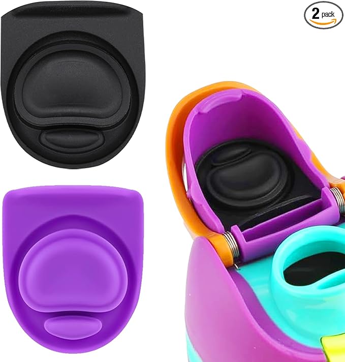 2pcs Replacement Rubber Stopper Seal Compatible with Owala FreeSip 24oz 32oz,Water Bottle Lid Insert Cap Silicone Seal Parts for Owala 16/19/24/32/40oz Spout Gasket Mouthpiece Accessories ZS13