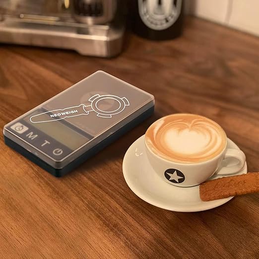 (Latest Version) Espresso Scale with Timer 1000g x 0.1g, Espresso Coffee Scale for Drip Tray, 35 Ounces/0.01oz,Coffee Scale Espresso with Silicone Mat,Large Backlit Display,Batteries