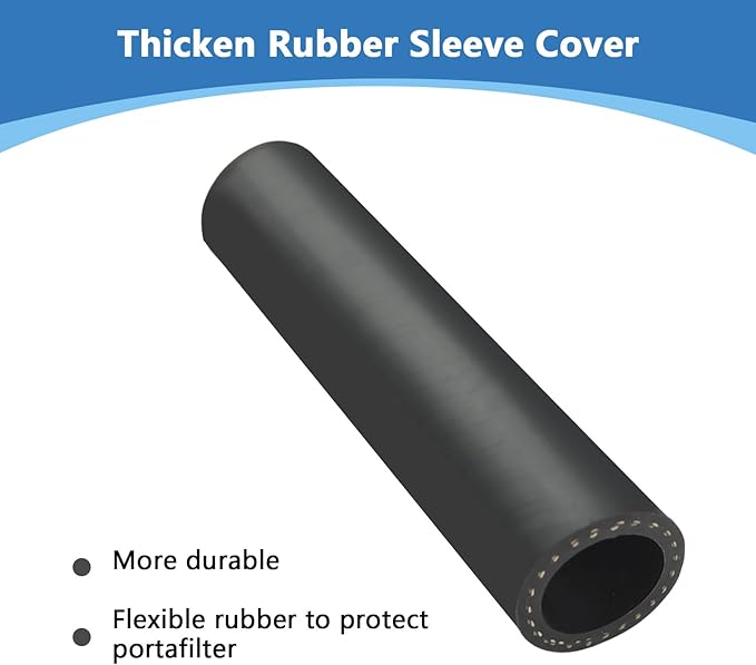 Replacement Knock Box Bar for Commerical Espresso Grounds Knock Box for Grounds Knock Box Rubber Knock Box Rubber Bar Drawer Type Knock Box Coffee Grounds Box Rod (Black, rubber)
