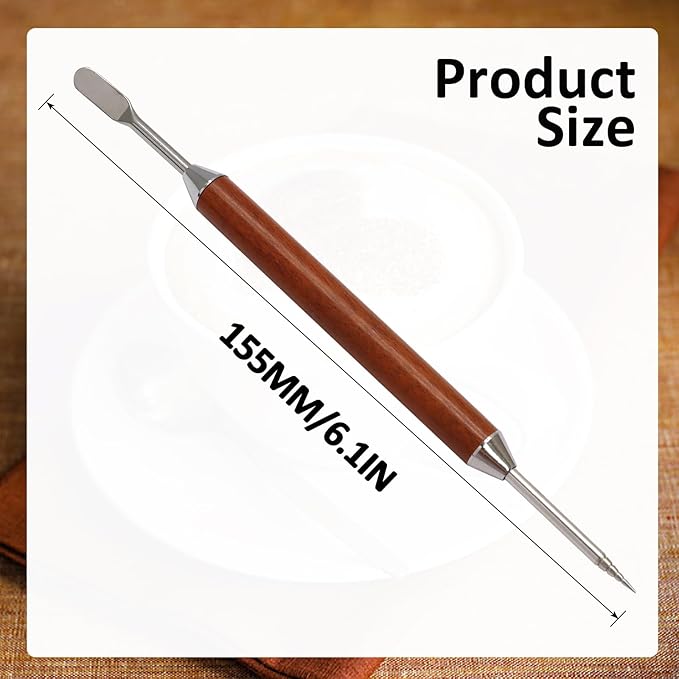 2 Pcs Latte Art Pen Cinnamon Pen for Barista, Coffee Latte Art Tools Barista Espresso Accessories for Coffee Bar Baristas Make Latte Cappuccino Macchiato