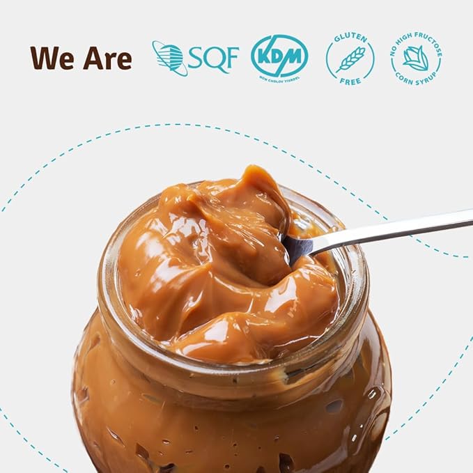 Nuuva Foods Premium Dulce de Leche – Authentic Creamy Caramel Spread – Perfect for Desserts, Baking, and Spreading, Caramel, Carmel Syrup, Dulce De Leche Syrup - 5 lbs