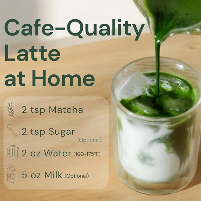 Wako Matcha, Single-Origin Uji Matcha from Kyoto, Japan (40g / 1.4 oz) – First Harvest, Authentic Ceremonial Grade, Green Tea Powder for Your Daily Morning Boost, Café-Quality Hot or Iced Matcha and Lattes, Unsweetened, Gluten-Free