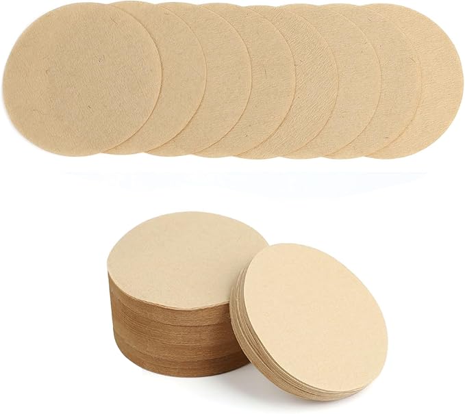 Replacement Coffee Filters Clinuse 800 Count, Compatible with Aeropress Coffee and Espresso Makers, 2.5 Inch Unbleached Round Coffee Maker Filters Disposable Coffee Filter Paper, Tea Filters