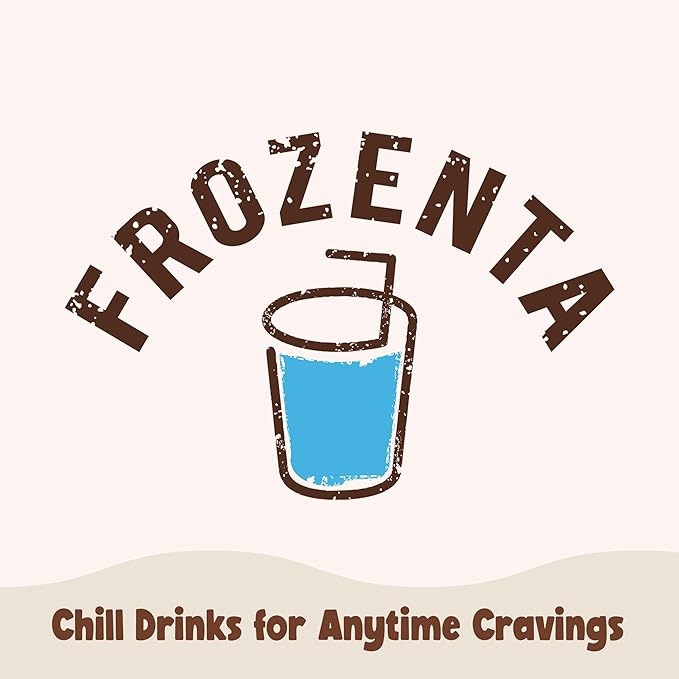 Frozenta At Home Frozen Beverage Drink Base used with Cold Brew, Espresso, Milk to create frozen Frappes, Mochas, Lattes, and Smoothies (20 Servings, Polar Powder)
