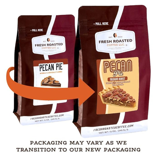 Fresh Roasted Coffee, Pecan Pie Flavored Coffee,5 lb, Medium Roast, Kosher, Ground