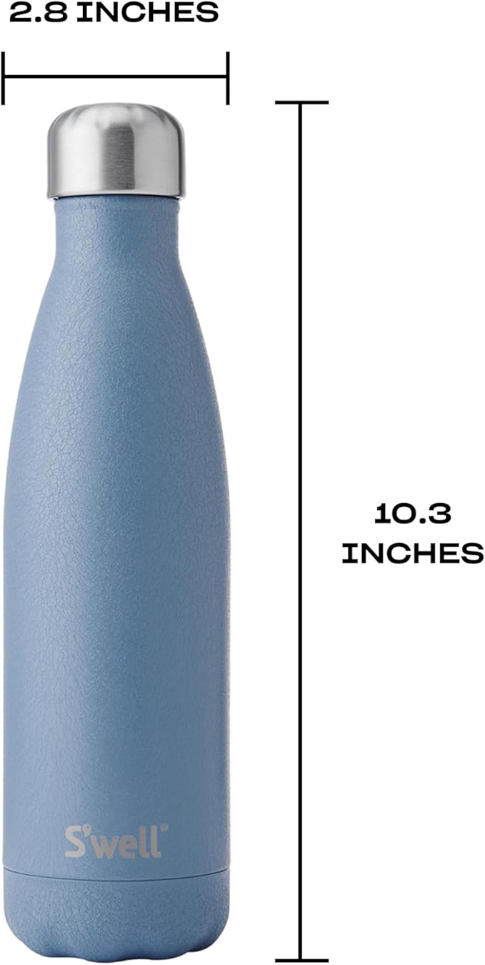 S'well Stainless Steel Water Bottle, 17oz, Desert Sky, Triple Layered Vacuum Insulated Containers Keeps Drinks Cold for 36 Hours and Hot for 18, BPA Free, Perfect for On the Go