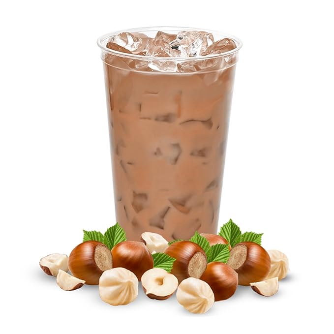Gosh That’s Good! Sugar-Free Creamy Hazelnut Latte Mix 2 lb – Roasted Hazelnut Flavor Powder for Lattes, Iced Coffees, Frappes, Blended Beverages – Low-Calorie, Lactose-Free, Barista-Quality Drink Mix