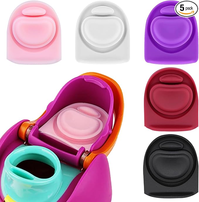 5pcs Replacement Stopper Seal Compatible with Owala FreeSip 24oz 32oz,Water Bottle Lid Insert Cap Rubber Seal Parts for Owala 16/19/24/32/40oz Spout Gasket Mouth piece Accessories F7