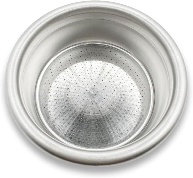 Original basket made for La Marzocco. Stainless Steel, Precision, X Filter Basket for double espresso. Fits all 58mm portafilters. (17g)