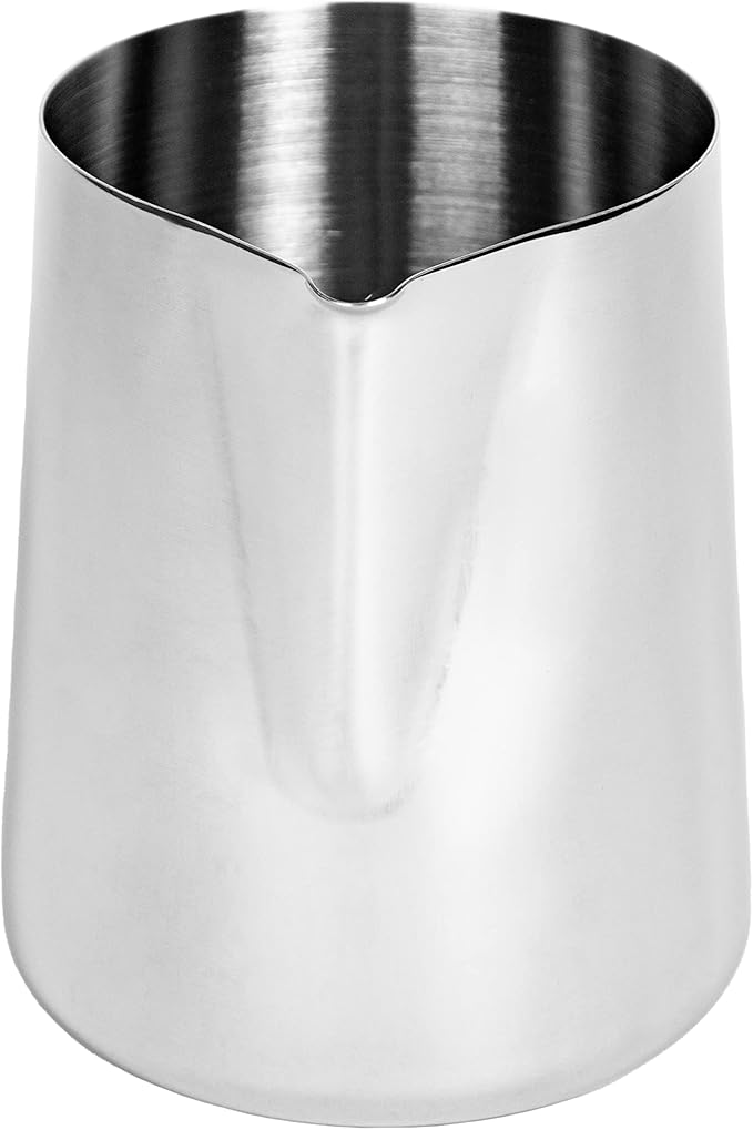 Milk Frothing Pitcher 20oz / 600ml – Stainless Steel Latte Art Pitcher with Measurement Marks, Barista Milk Frother Cup for Espresso, Cappuccino & Steaming Milk