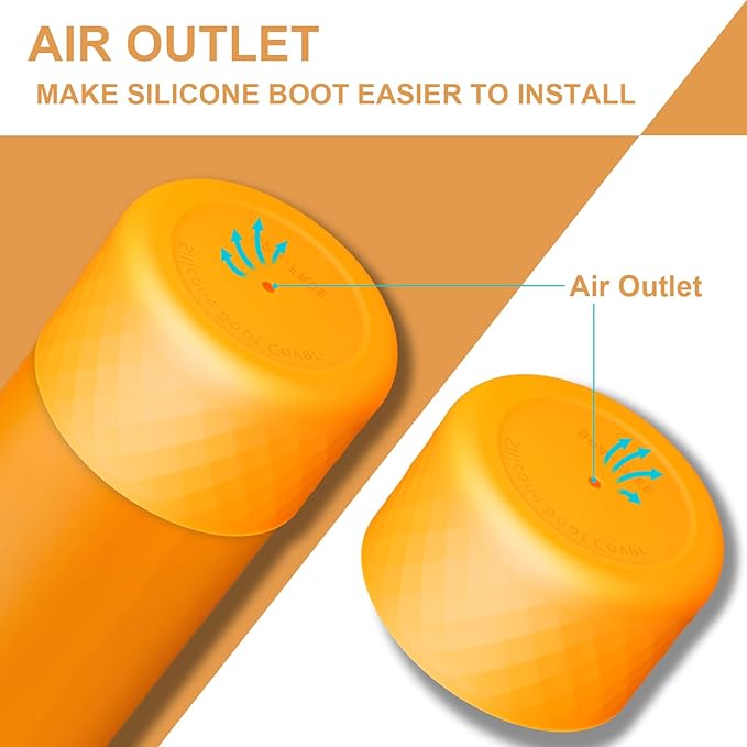 Silicone Boot for Owala Water Bottle 24 oz 32 oz 40 oz, Anti-Slip Protective Sleeve for FreeSip/Twist/Flip Stainless Steel Water Bottles Accessories