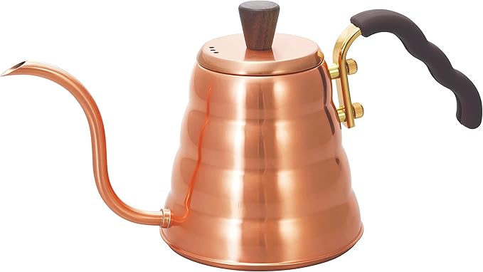 HARIO VKBR-90-CP Vono Copper Drip Kettle, Practical Capacity, 23.7 fl oz (700 ml), Made in Japan, Present, Gift, Gift