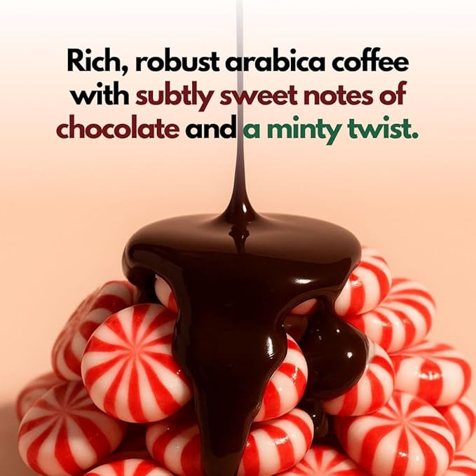 Cuppa Peppermint Mocha Mushroom Coffee with Adaptogens & Superfoods - Lion’s Mane, Ashwagandha & Cordyceps. Adaptogens + MCT to support natural energy, mental focus & gut health (30 Servings)