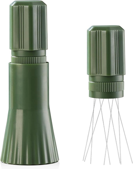 Bincoo Espresso Stirrer-Coffee Distribution Tool with 8 SUS304 Needles,Adjustable Needle WDT Tool with ABS Body,Espresso Distribution Tool (Green)