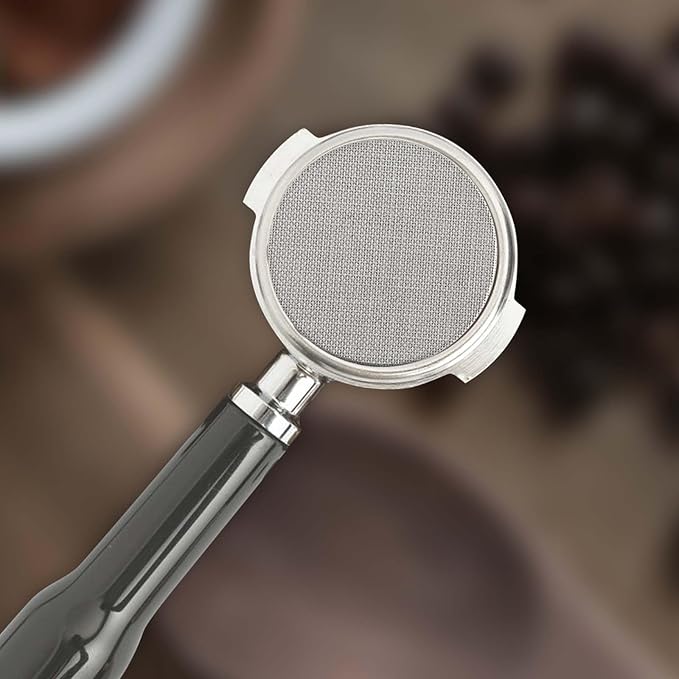 2pcs 49mm Espresso Puck Screen, Reusable Espresso Filter Screen 1.7mm Thick 150μm Professional Stainless Steel Coffee Screen Filter Mesh for Espresso Portafilter Filter Basket