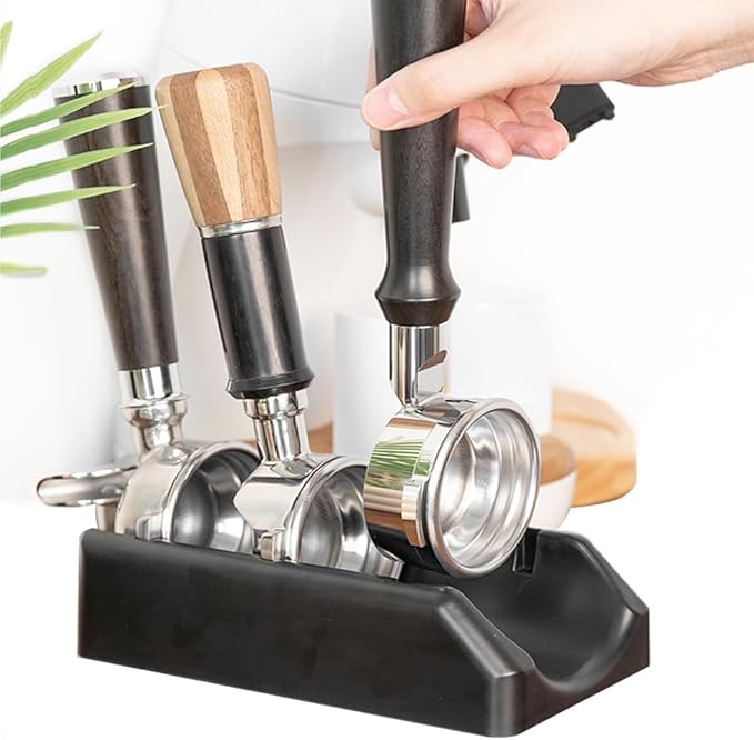Espresso Portafilter Holder For 58mm 2 Ear, Portafilter Stand Compatible with E61, Rocket , Flair 58, ECM, Sanremo, Synesso, VBM etc, Portafilter Stand(Gaggia except)
