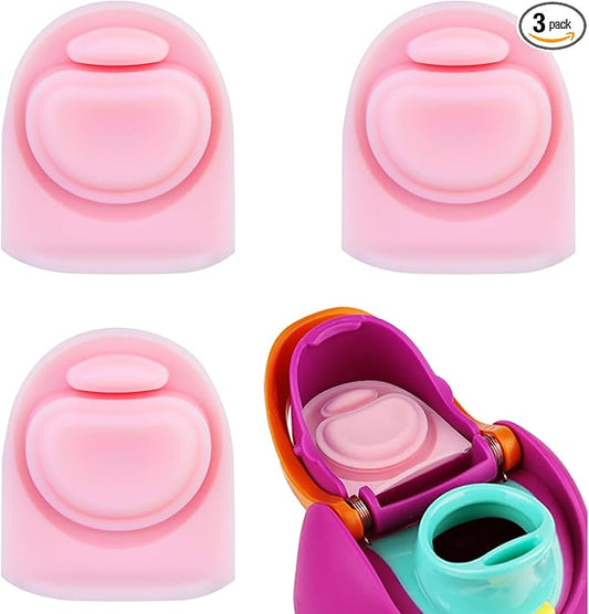 3pcs Replacement Silicone Stopper Seal Compatible with Owala FreeSip 24oz 32oz,Water Bottle Lid Cap Rubber Seal Parts for Owala 16/19/24/32/40oz Spout Gasket Mouthpiece Piece Accessories B3S2