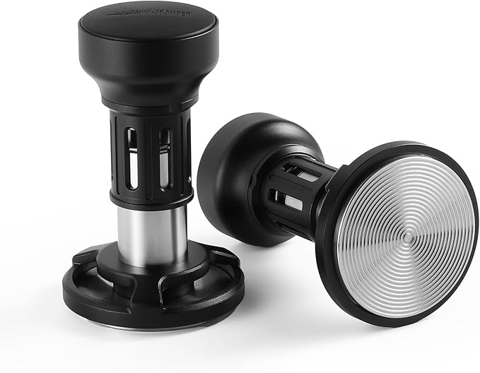 MHW-3BOMBER Espresso Tamper, 51mm-Spring-Loaded Coffee Tamper with Sound Feedback, Barista 51mm Tamper for Breville, Tamper for Espresso Machine,Thread Base YU Series, T6146-OS
