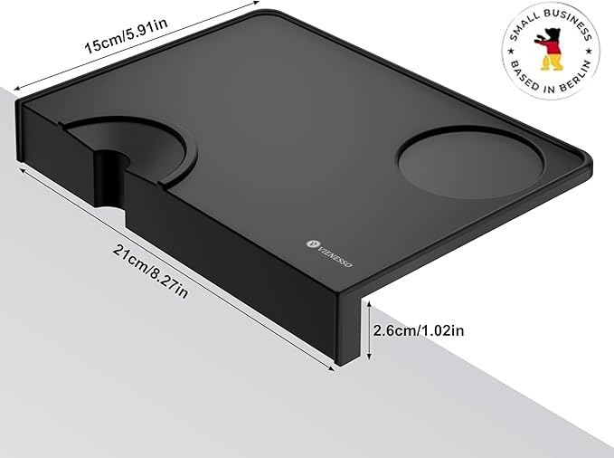 Espresso Tamping Mat Silicone – Non-Slip Coffee Tamper Mat for Espresso Machine & Countertop | Barista Tamping Station Pad, Protective Espresso Mat for Home & Café