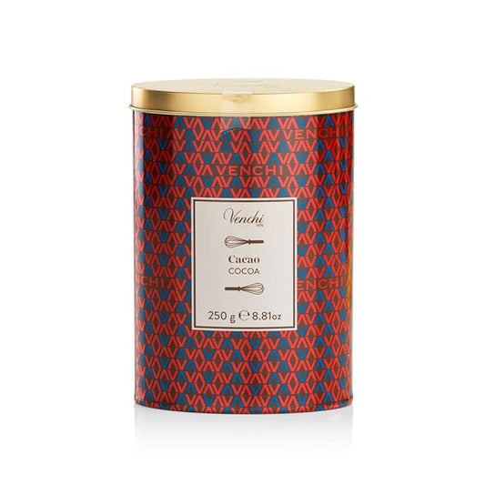 Venchi Cocoa powder in metal tin, 8.81 oz - Vegan