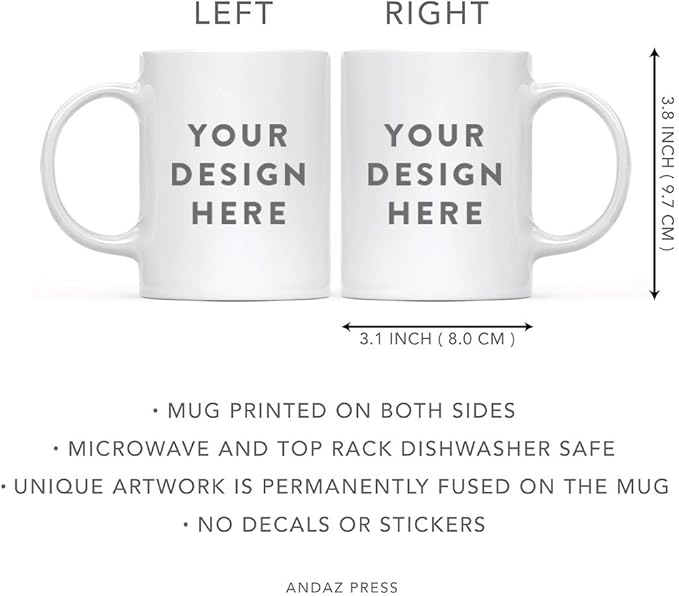 Andaz Press 11oz. Funny Coffee Mug Gag Gift, My Favorite Mom Gave Me This Mug, 1-Pack, Son Daughter Birthday Christmas Sarcastic Humor Gift Ideas