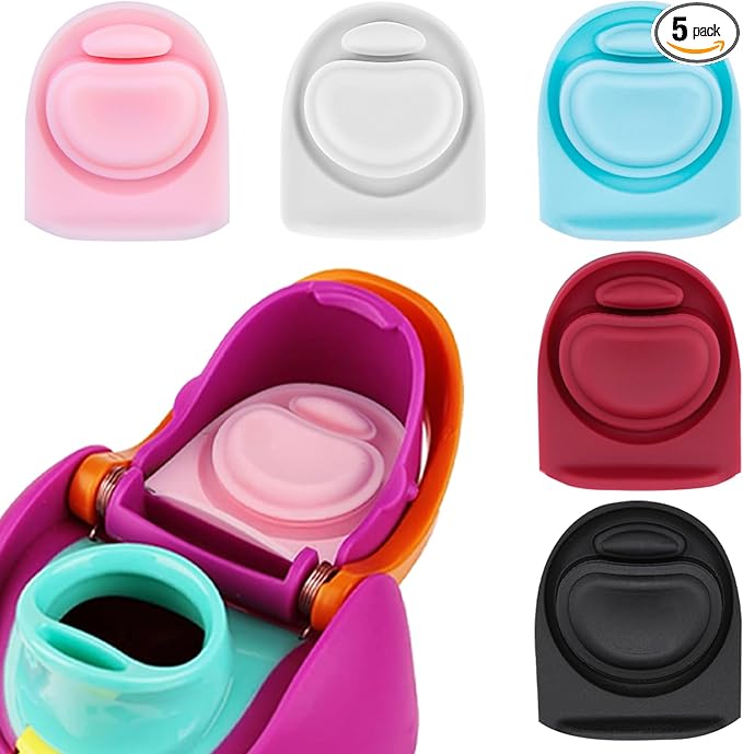 5pcs Replacement Stopper Seal Compatible with Owala FreeSip 24oz 32oz,Water Bottle Lid Insert Cap Rubber Seal Parts for Owala 16/19/24/32/40oz Spout Gasket Mouth piece Accessories F6