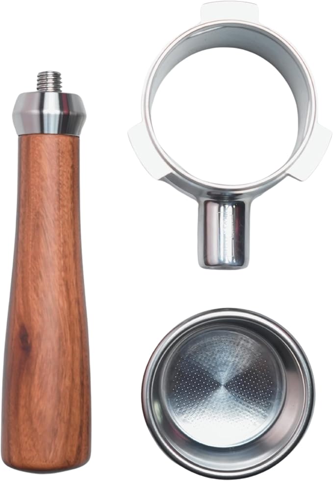 Pawa Bottomless Portafilter 54mm - Includes Filter Basket | Compatible with Breville Barista Express and 54mm Breville Machines