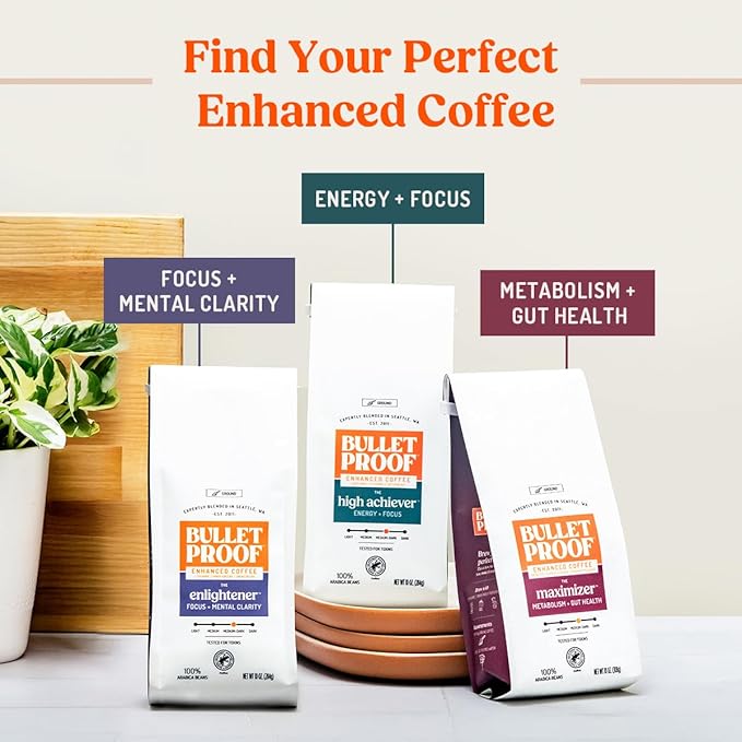 Bulletproof Original Cold Brew Coffee, Medium Roast Coarse Ground, Clean and Tested for Toxins, Smooth Artisan Coffee for Cold Brew Iced Coffee, 12 oz (2 Pack)