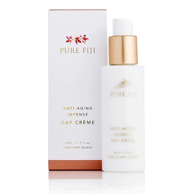 PURE FIJI Anti Aging Daily Facial Moisturizer Cream to Reduce Wrinkles, Neck & Face Cream with Botanical Oil Blend Skin Care Facial Moisturizer for Women & Men, 1.7 Fl.Oz