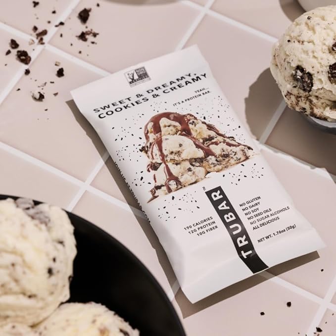 TruBar Cookies & Cream Protein Bar, 1.76 OZ